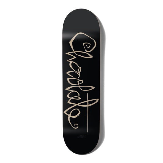 Chocolate Roberts OG Script 8.25 Twin Tail Skateboard Deck