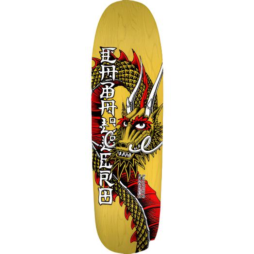 Powell Caballero Ban This Dragon Reissue Yellow 9.265" Skateboard Deck