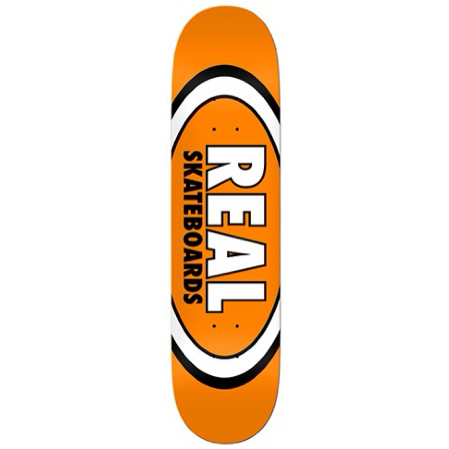 Real Team Classic Oval Orange 7.5" Skateboard Deck