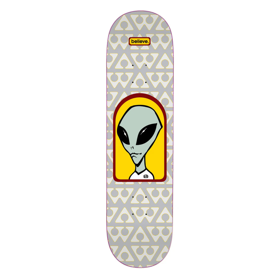 Alien Workshop Believe Gray 8.62" Skateboard Deck
