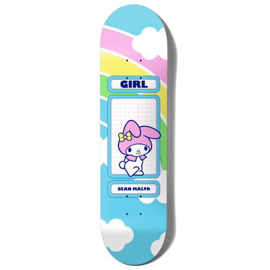 Girl Malto Hello Kitty Rainbow Edition 8.25" Skateboard Deck