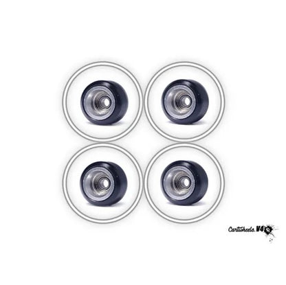 Cartwheels Black VR4 Classic (7.5mm) Fingerboard Wheels (Choose Core)