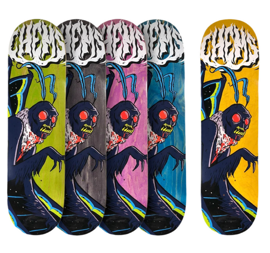 Chems Mothman - Cryptid Series Skateboard Deck 8.5"