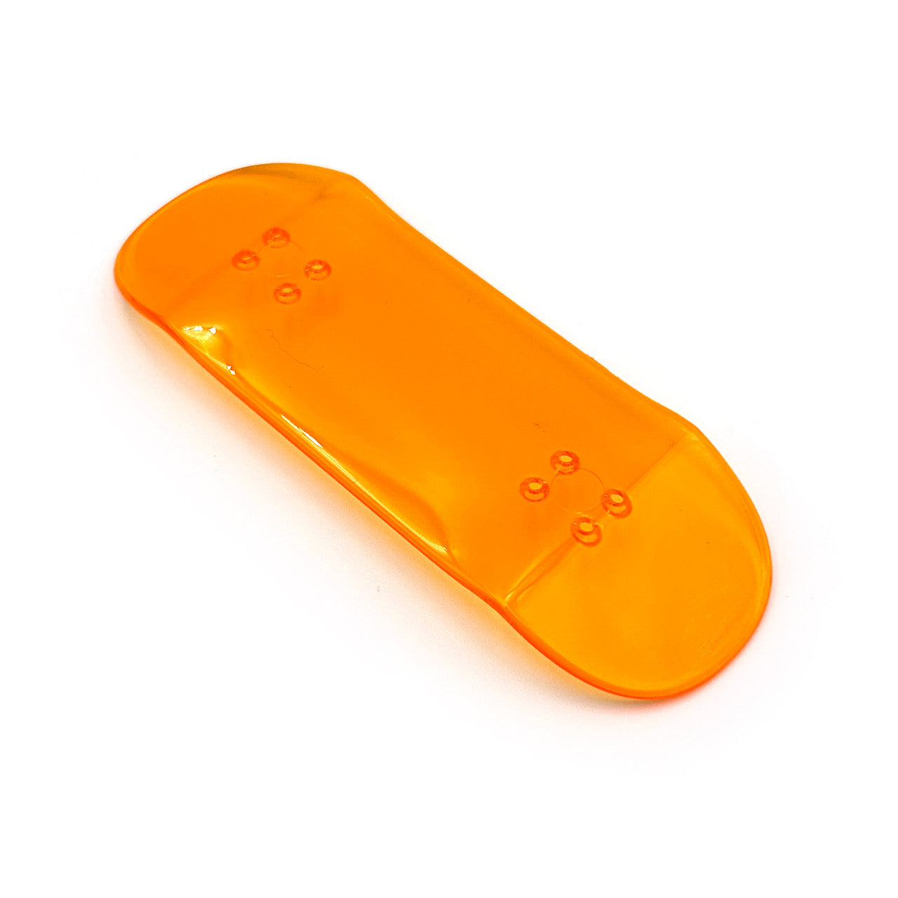 Ducky Deck Colored Polycarbonate “Orange Soda”Fingerboard Deck