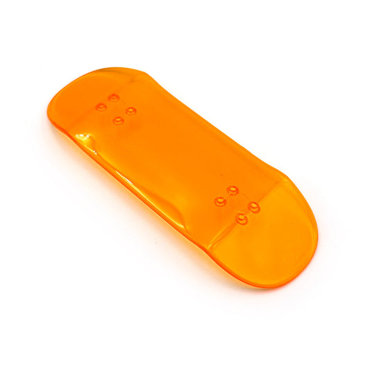 Ducky Deck Colored Polycarbonate “Orange Soda”Fingerboard Deck