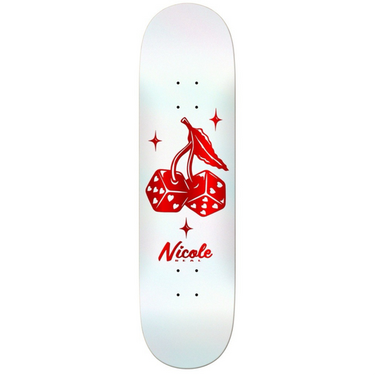 Real Nicole Highroller Twin Nose 8.35" Skateboard Deck