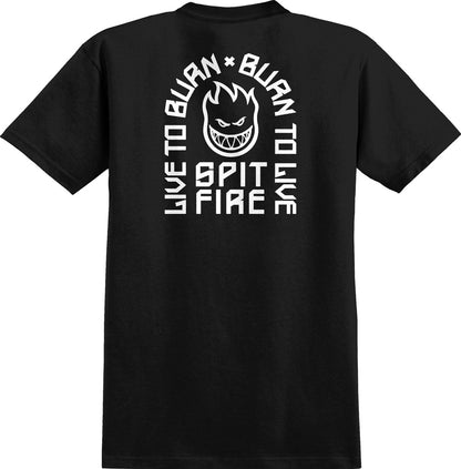 Spitfire LTB Arch II Black/White T-Shirt