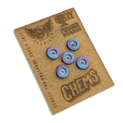 ILLPILLS Purple/Blue Urethane Fingerboard Wheels (Choose Size)