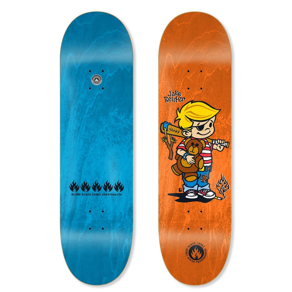 Black Label Jake Reuter Bad News 8.5" Skateboard Deck