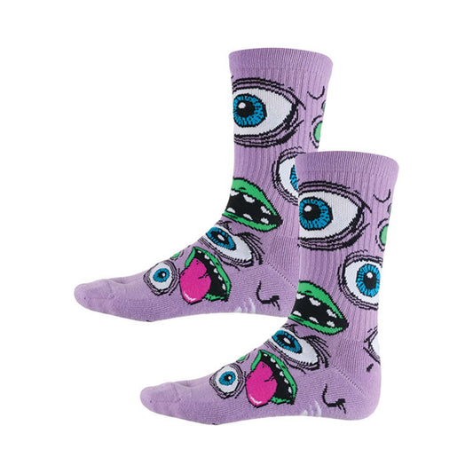 Heroin Mutant Socks Purple