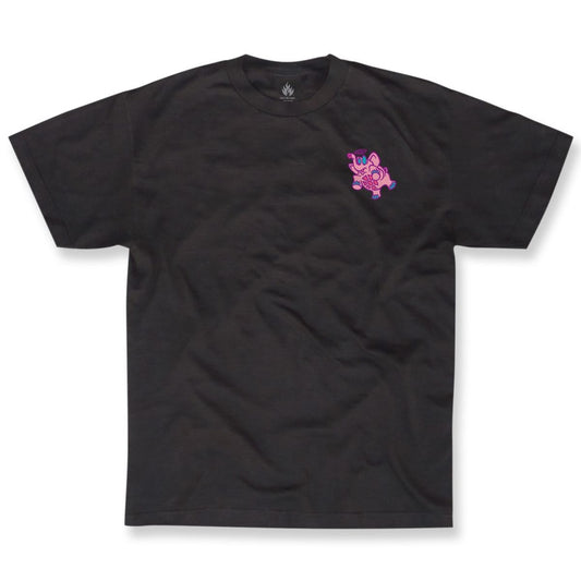 Black Label Pink Elephant T-Shirt Black