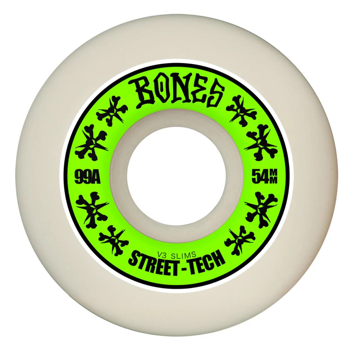 Bones STF V3 Slims 54mm 99a Skateboard Wheels