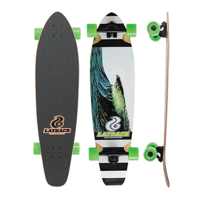 Layback New Wave Kick Tail 9.75" Longboard Complete