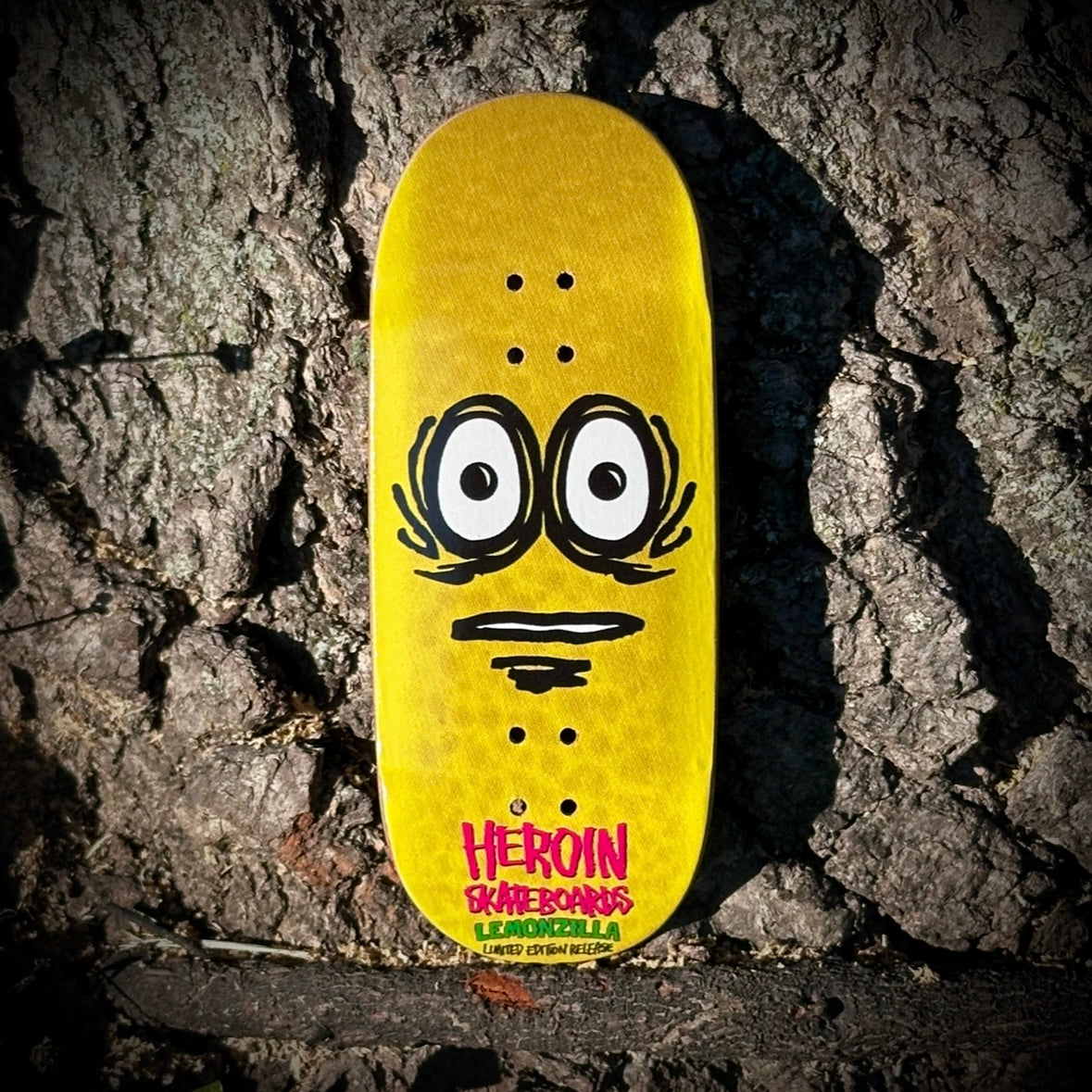 Chems X Heroin “LemonZilla” Fingerboard Deck (CHOOSE SIZE)