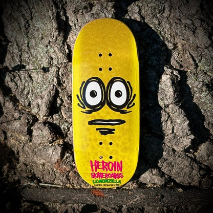 Chems X Heroin “LemonZilla” Fingerboard Deck (CHOOSE SIZE)