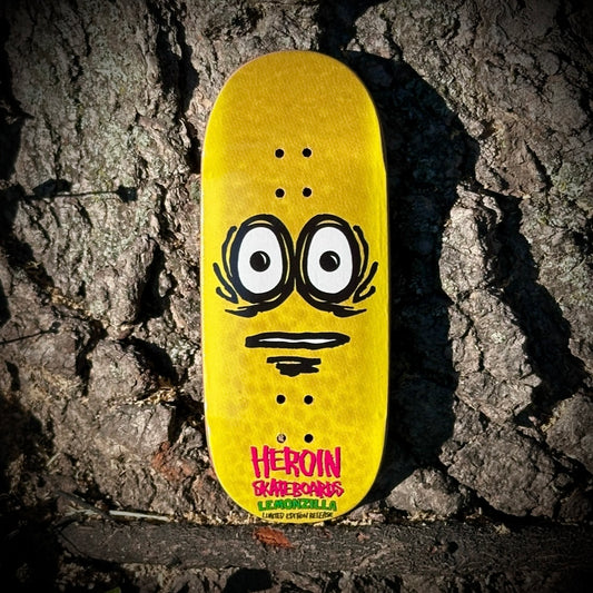 Chems X Heroin “LemonZilla” Fingerboard Deck (CHOOSE SIZE)