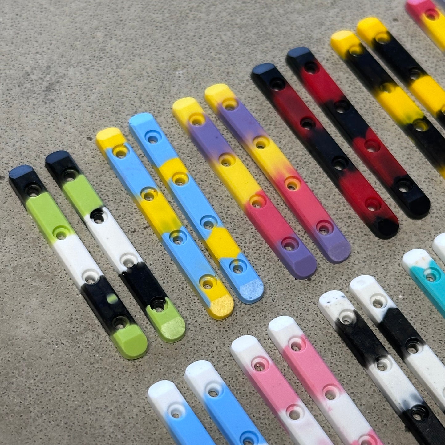 Rushwood Multi Color Fingerboard Board Rails (CHOOSE COLOR)