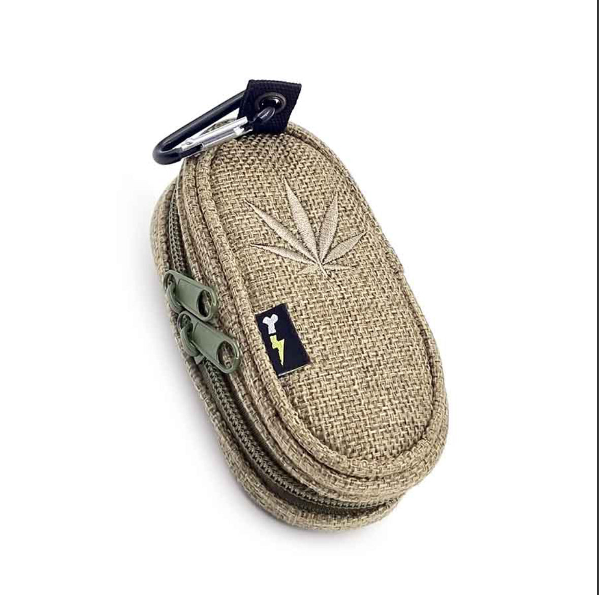 FlashBone Fingerboard Bag 'Organic Hemp' (Green) (Hemp Leaf)