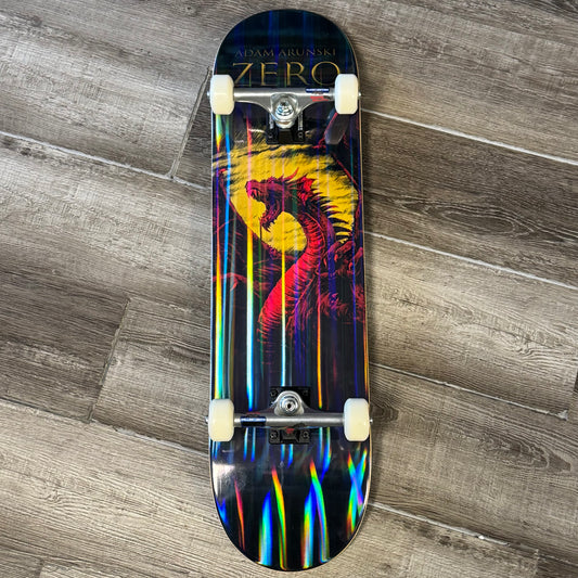 Zero Adam Arunski Red Holo Dragon 8.25" Skateboard Complete