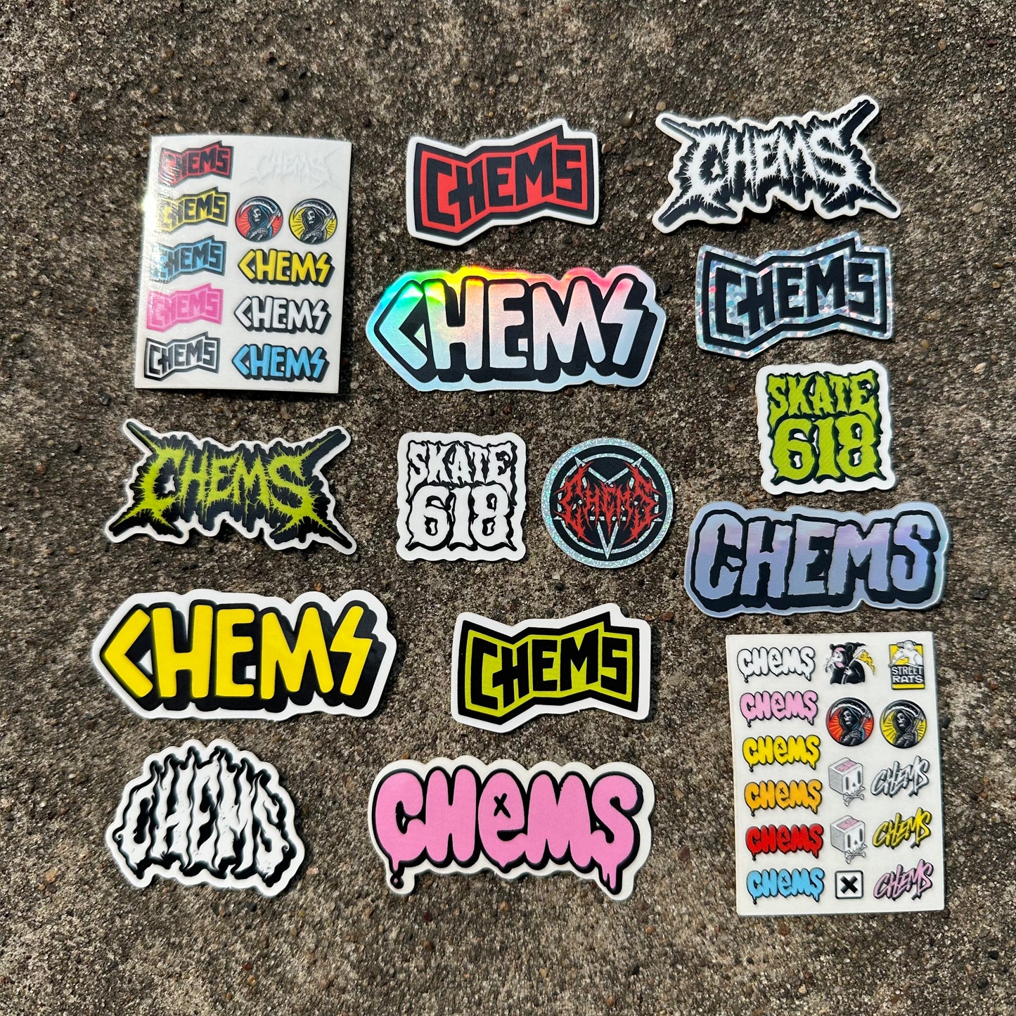 Chems Sticker Pack 1
