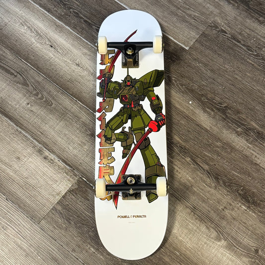 Powell Caballero White/Gold Foil 8.25" Skateboard Complete