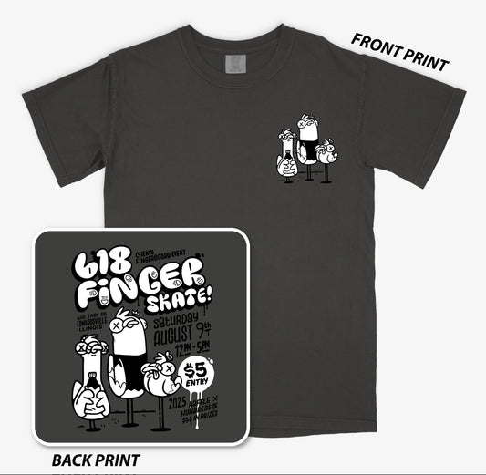 Finger SKATE 618 Event T-Shirt Dark Gray (PRE-ORDER!)