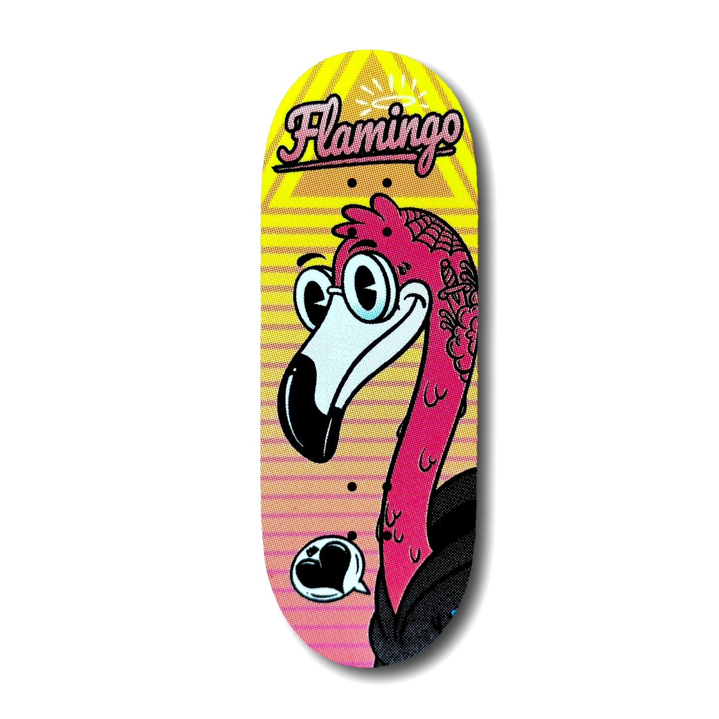 Chems "Flamingo Ocho Pro Model" Fingerboard Deck