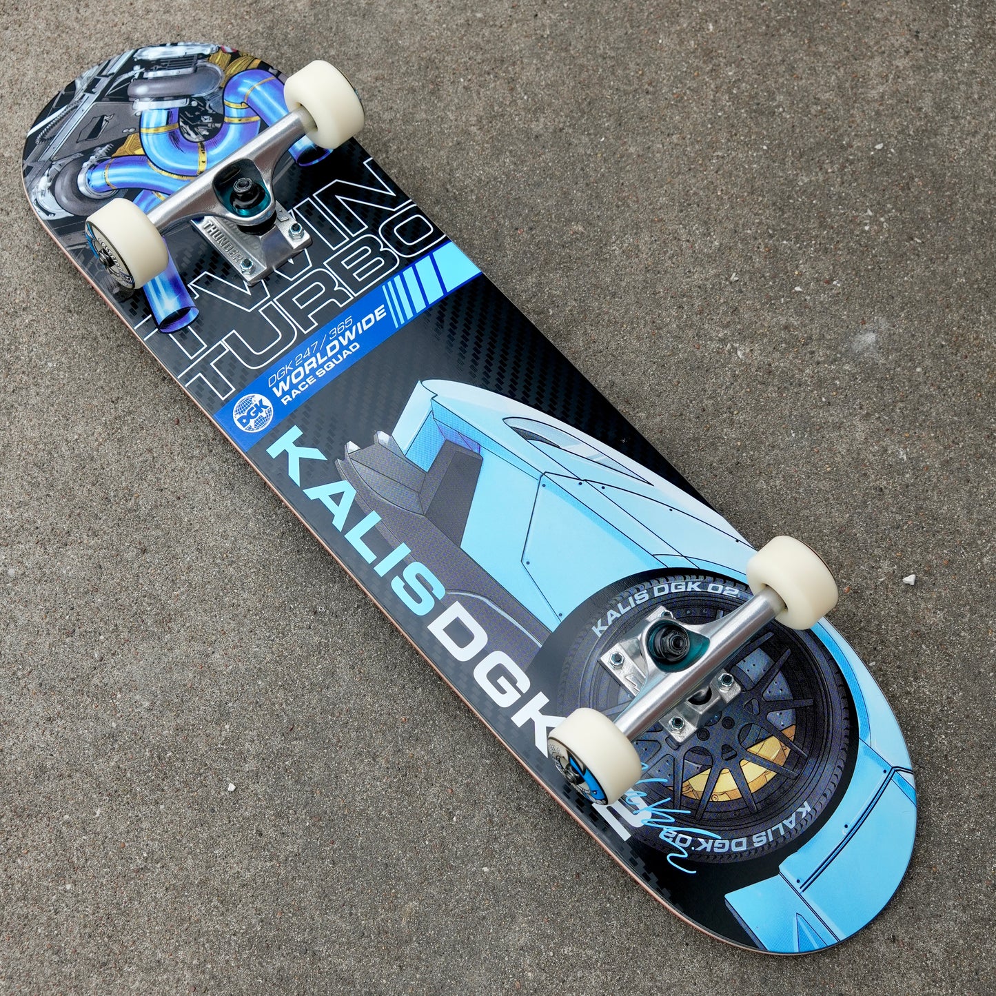 DGK Kalis Twin Turbo 8.06" Skateboard Complete