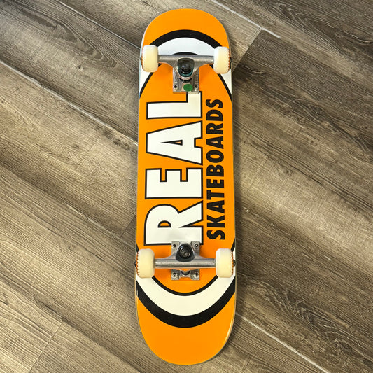 Real Logo Orange 7.5" Skateboard Complete
