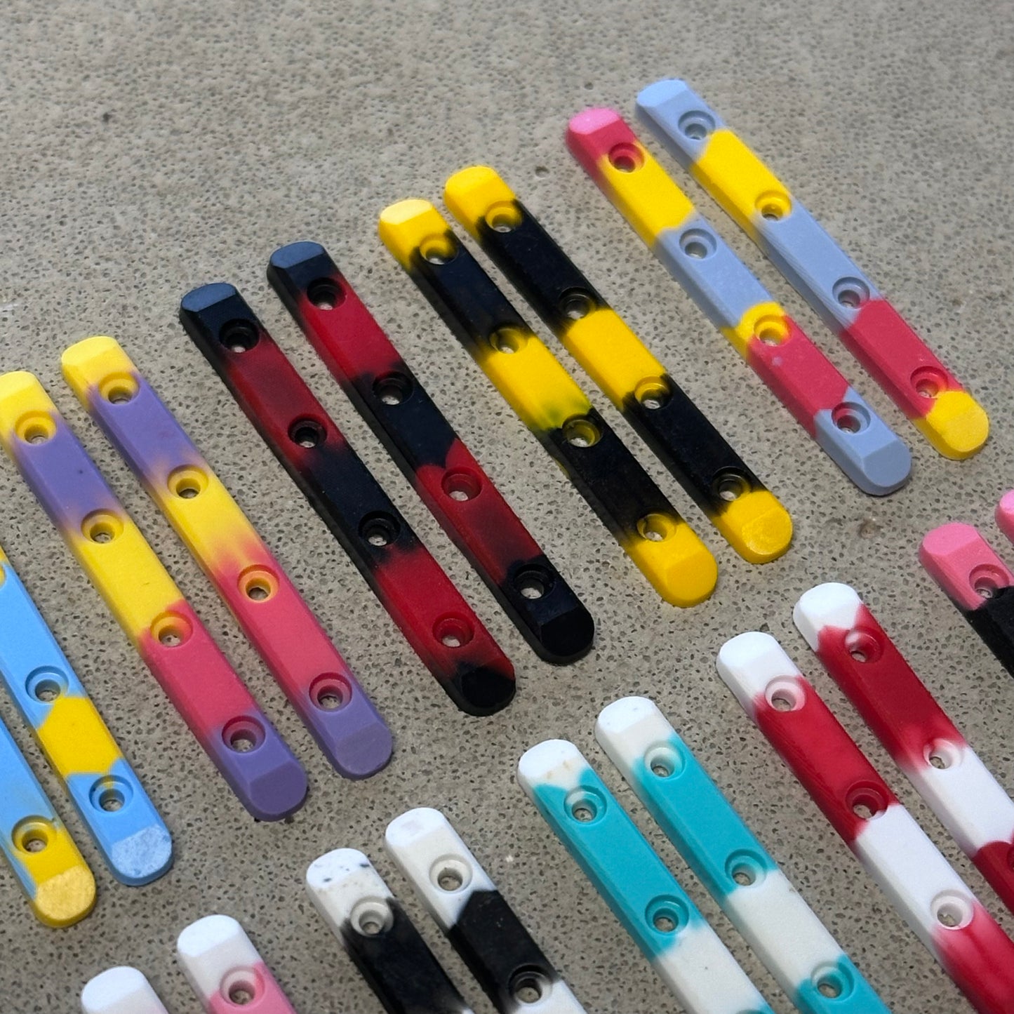 Rushwood Multi Color Fingerboard Board Rails (CHOOSE COLOR)