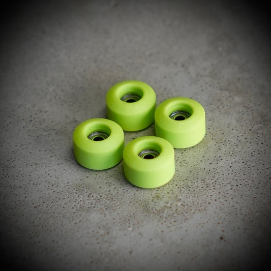 Street Wheels Goo Green Urethane Fingerboard Wheels (Street Shape)