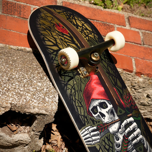 Powell Zach Doelling Archer Gold Foil 8.38" Flight Symmetrical Skateboard Complete