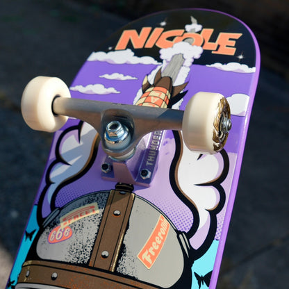 Real Nicole x Dface 8.0" Skateboard Complete