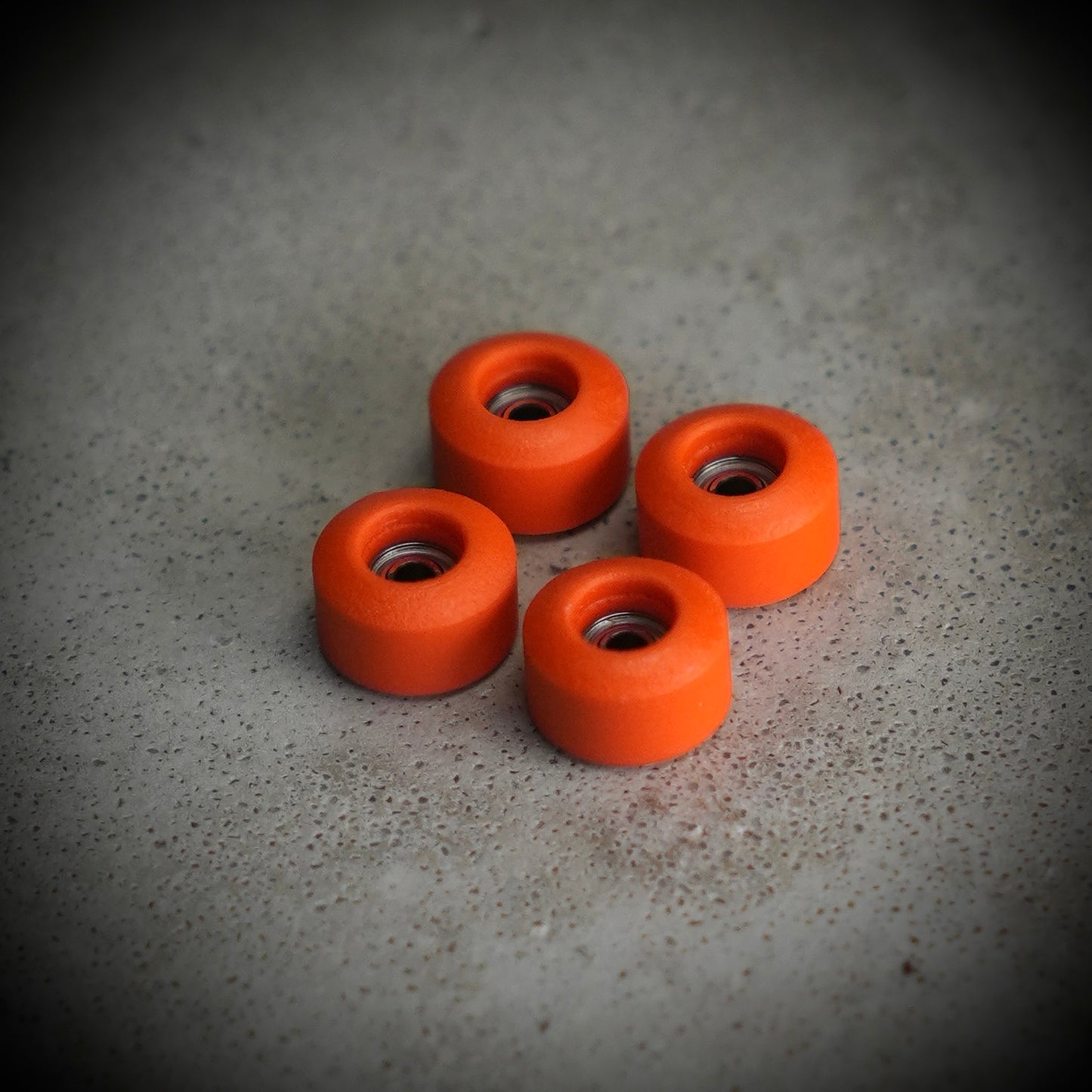 Street Wheels Blood Orange Urethane Fingerboard Wheels (Street Shape)