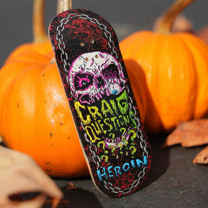 Chems X Heroin Craig Questions Fingerboard Deck (CHOOSE SIZE)