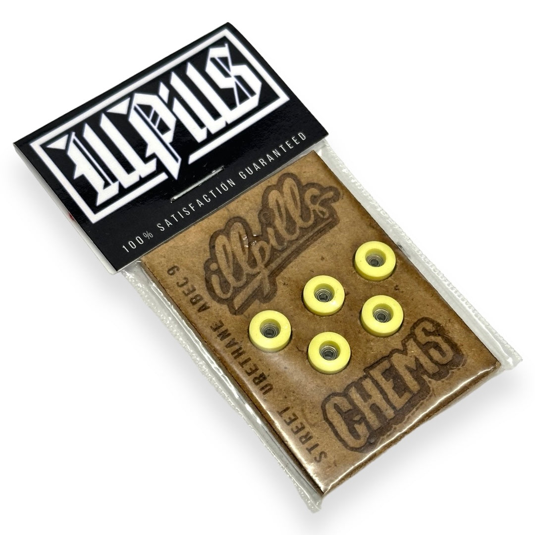 ILLPILLS Light Yellow Urethane Fingerboard Wheels (Choose Size) – SKATE 618