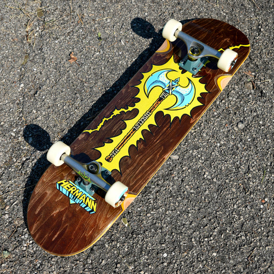 Hermann Battle Axe 8.25" Skateboard Complete