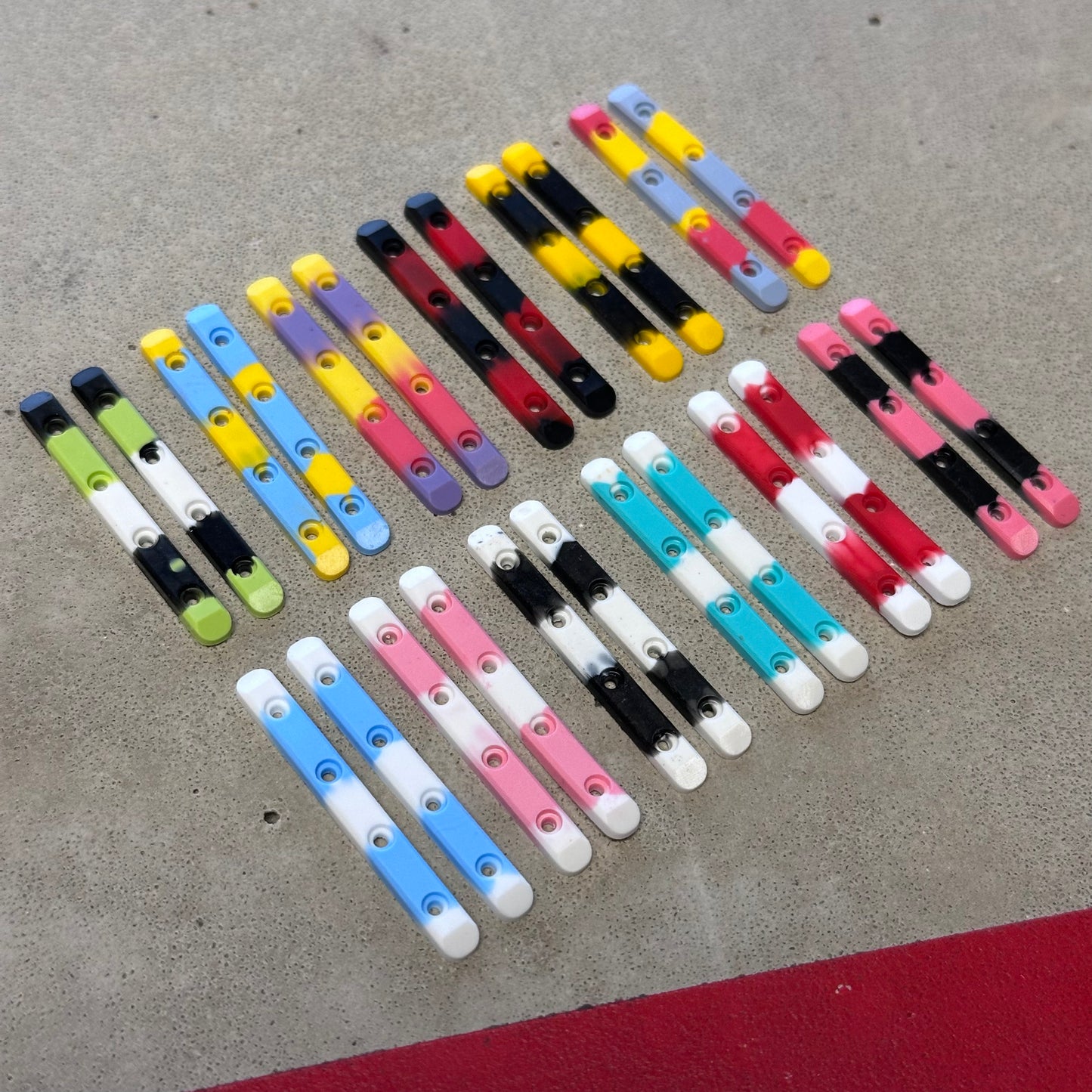 Rushwood Multi Color Fingerboard Board Rails (CHOOSE COLOR)