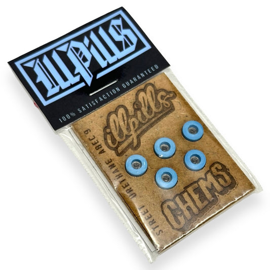 ILLPILLS Light Blue Urethane Fingerboard Wheels (Choose Size)