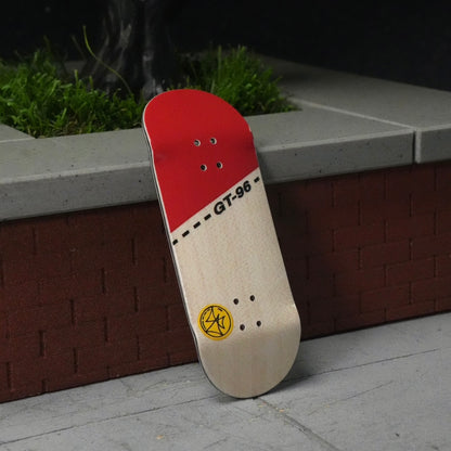 Chems x Grain Theory Red “GT-96” Fingerboard Deck
