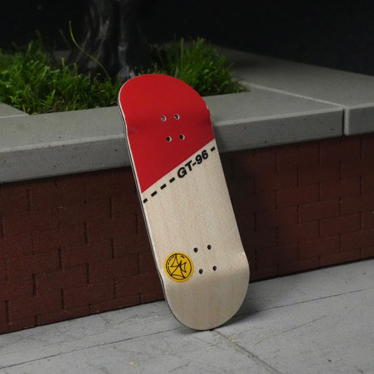 Chems x Grain Theory Red “GT-96” Fingerboard Deck