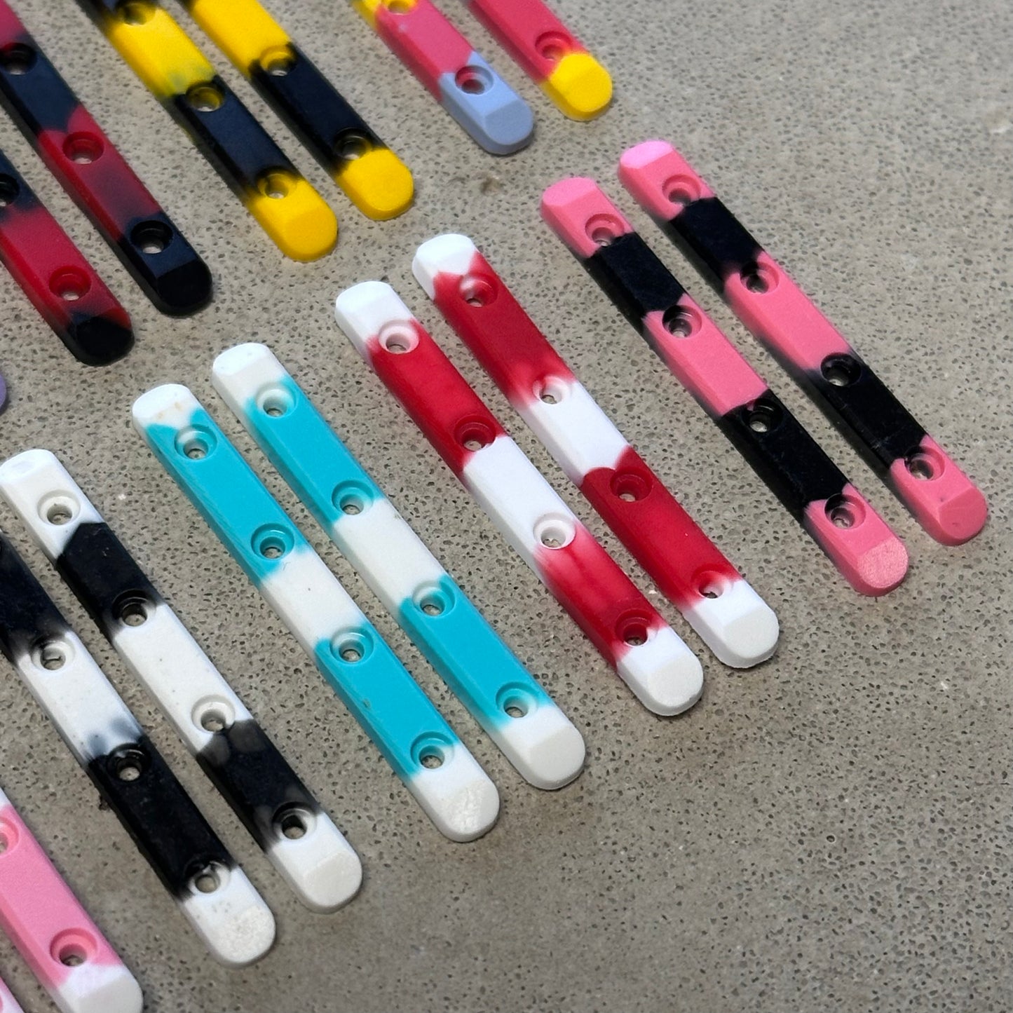 Rushwood Multi Color Fingerboard Board Rails (CHOOSE COLOR)