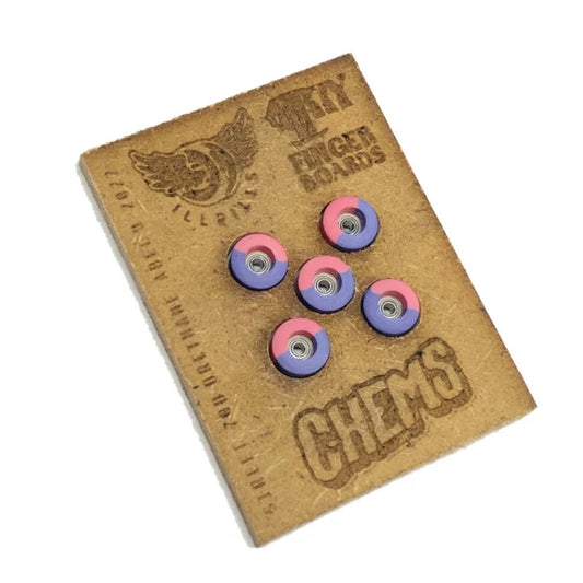 ILLPILLS Purple/Pink Urethane Fingerboard Wheels (Choose Size)