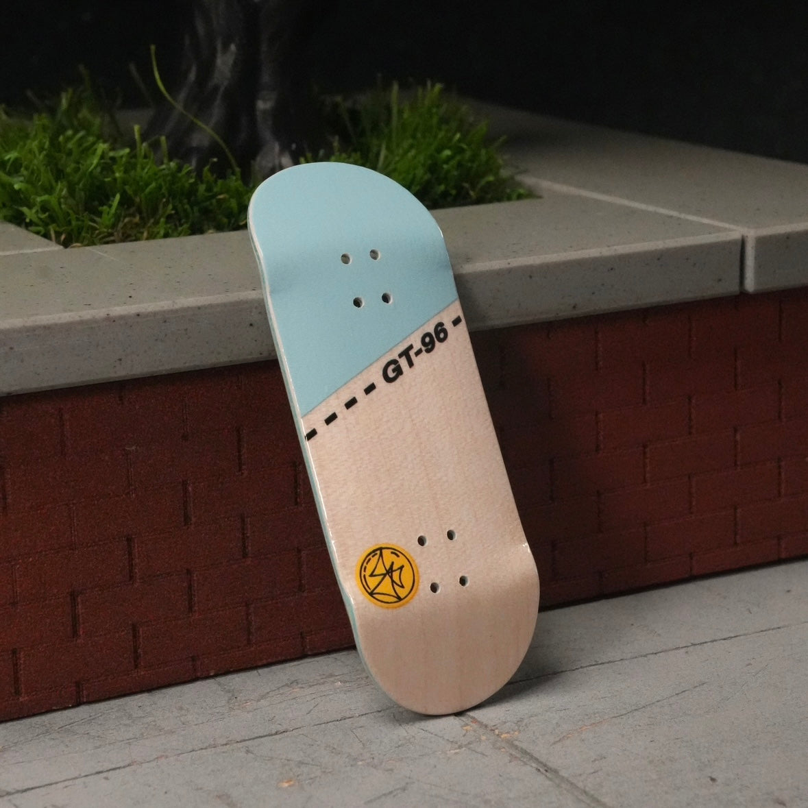Chems x Grain Theory Blue “GT-96” Fingerboard Deck