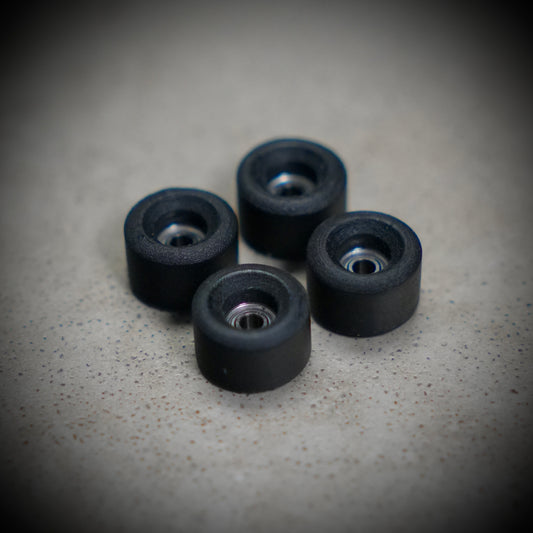 Street Wheels Black Urethane Fingerboard Wheels (Conical Shape)