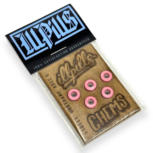 ILLPILLS Light Pink Urethane Fingerboard Wheels (Choose Size)