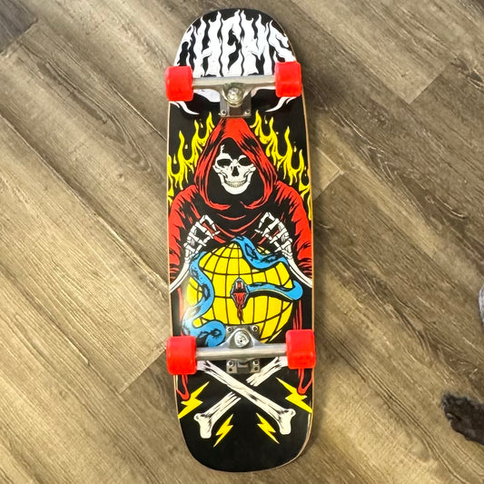 Chems Global Grim Tech Cruiser 10.0" Skateboard Complete