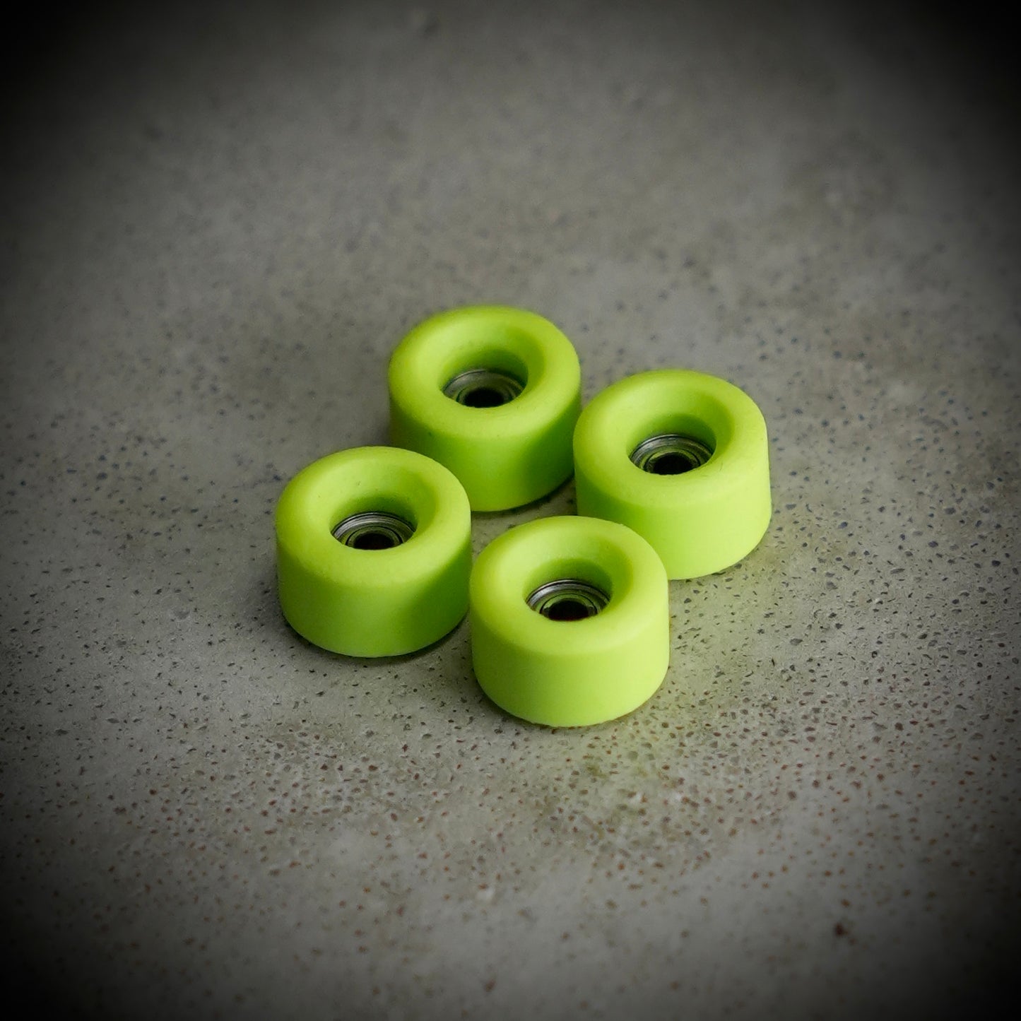 Street Wheels Goo Green Urethane Fingerboard Wheels (Conical Shape)