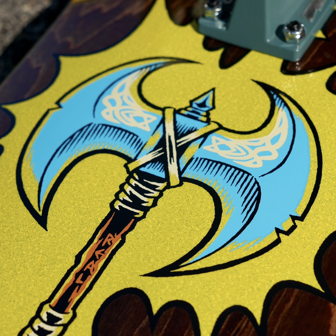 Hermann Battle Axe 8.25" Skateboard Complete
