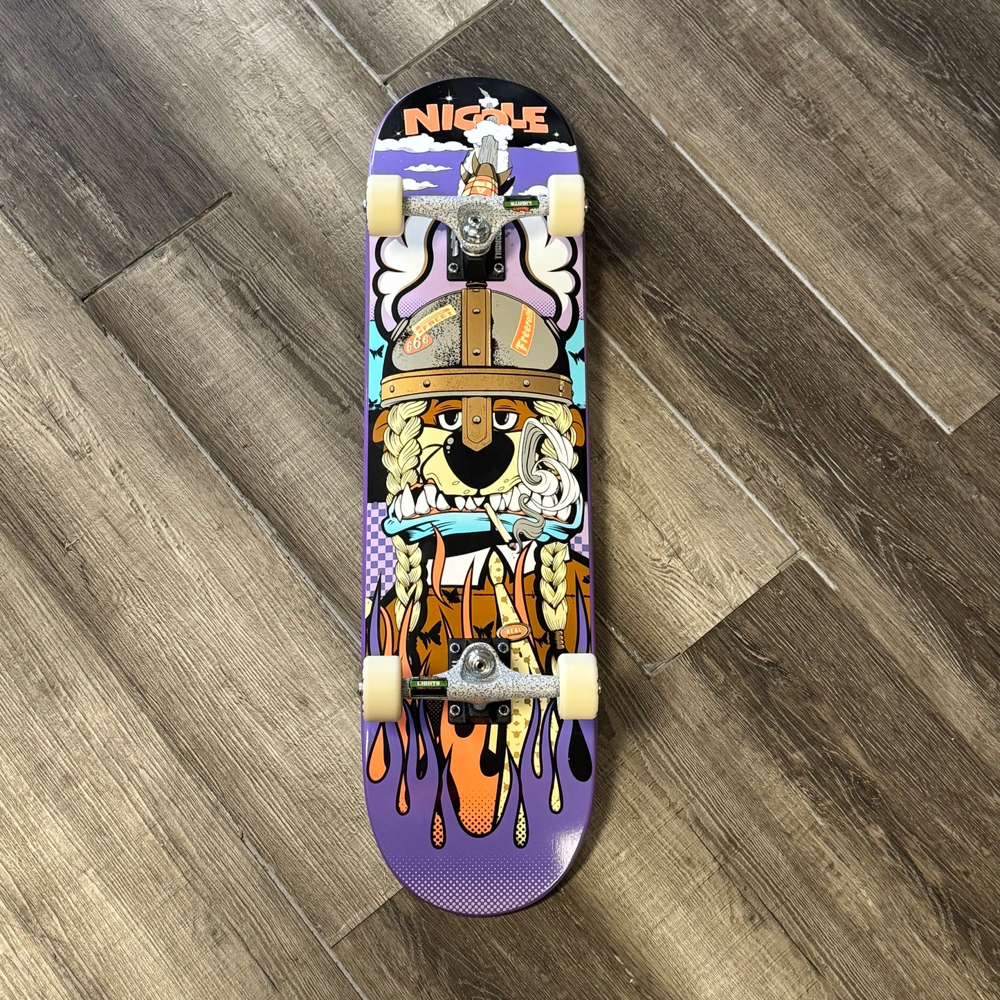 Real Nicole x Dface 8.0" Skateboard Complete